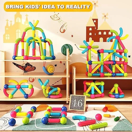 Magnetic Sticks DIY Set | Creative STEM Building Toy