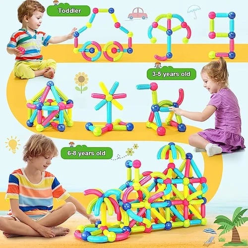 Magnetic Sticks DIY Set | Creative STEM Building Toy