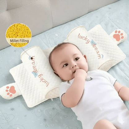 Baby Anti-Roll Sleep Pillow | Comfortable Head Support for Infants