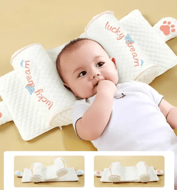 Baby Anti-Roll Sleep Pillow | Comfortable Head Support for Infants