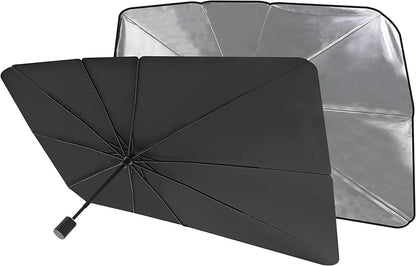 Car Windshield Sun Shade | Foldable Umbrella Heat Protector