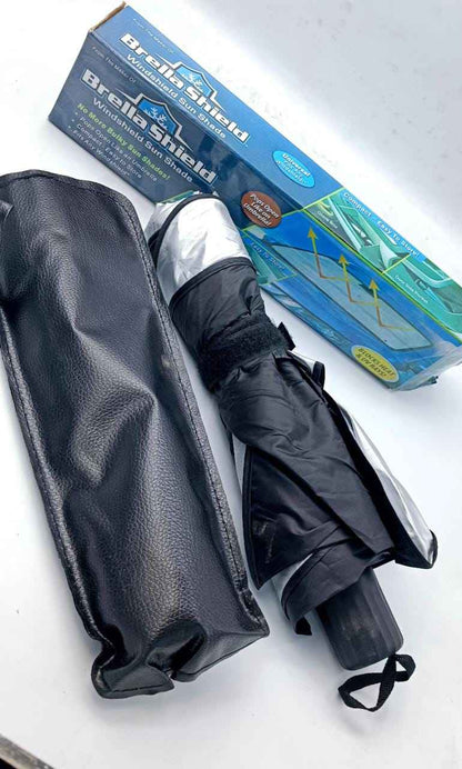 Car Windshield Sun Shade | Foldable Umbrella Heat Protector