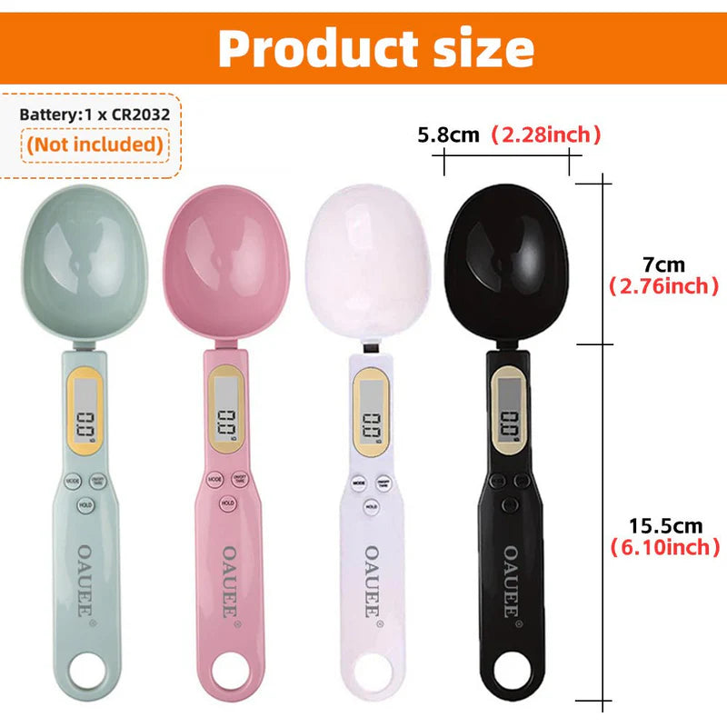 Digital Spoon Scale | Accurate Kitchen Measuring Spoon