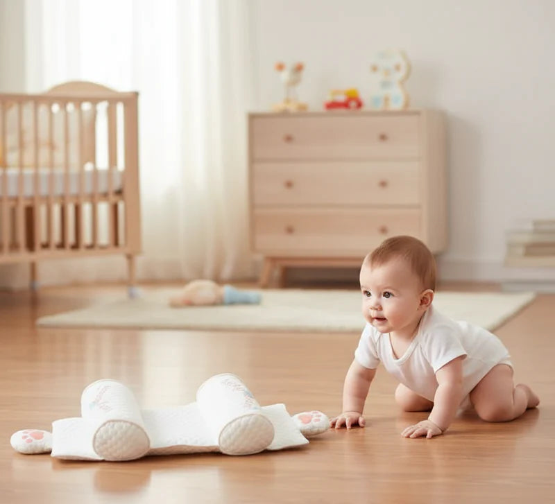 Baby Anti-Roll Sleep Pillow | Comfortable Head Support for Infants