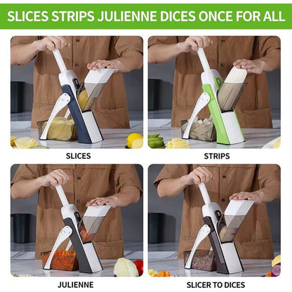 Manual Vegetable Cutter | Adjustable Multi-Slice Kitchen Tool