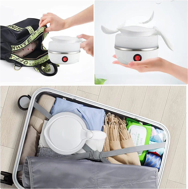 Foldable Electric Kettle | Portable Travel Water Boiler