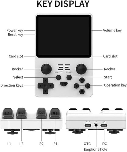 Retro Classic Game Console | Handheld Portable Gaming Device